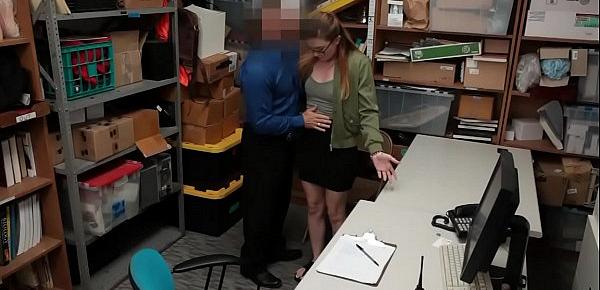  Not so innocent teen thief gets busted and is fucked now